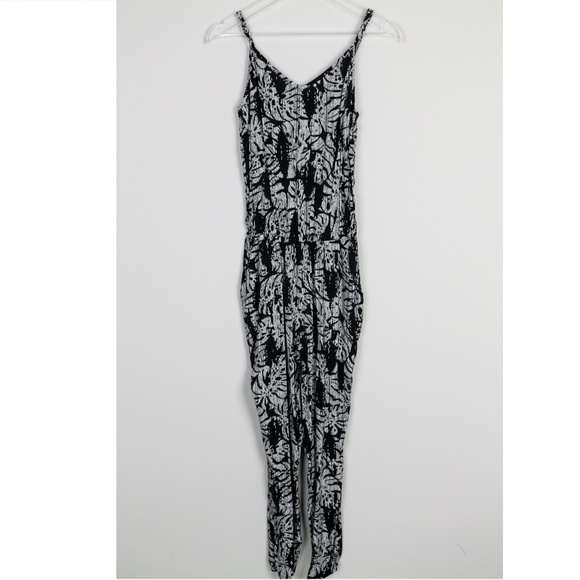 gap floral jumpsuit